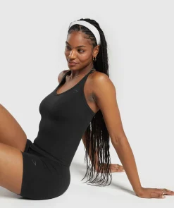DAMES Gymshark Tanktops|T-shirts*Ribbed Cotton Seamless Tank