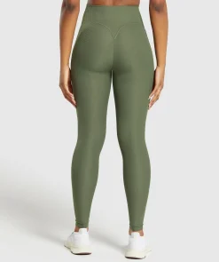 DAMES Gymshark Leggings|Hoog Getailleerd*Ribbed Legging