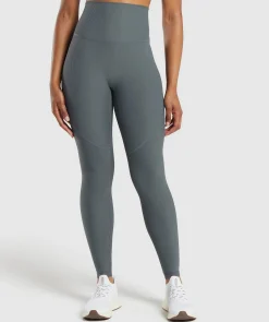 DAMES Gymshark Bedekkende Sportkleding|Leggings*Ribbed Leggings