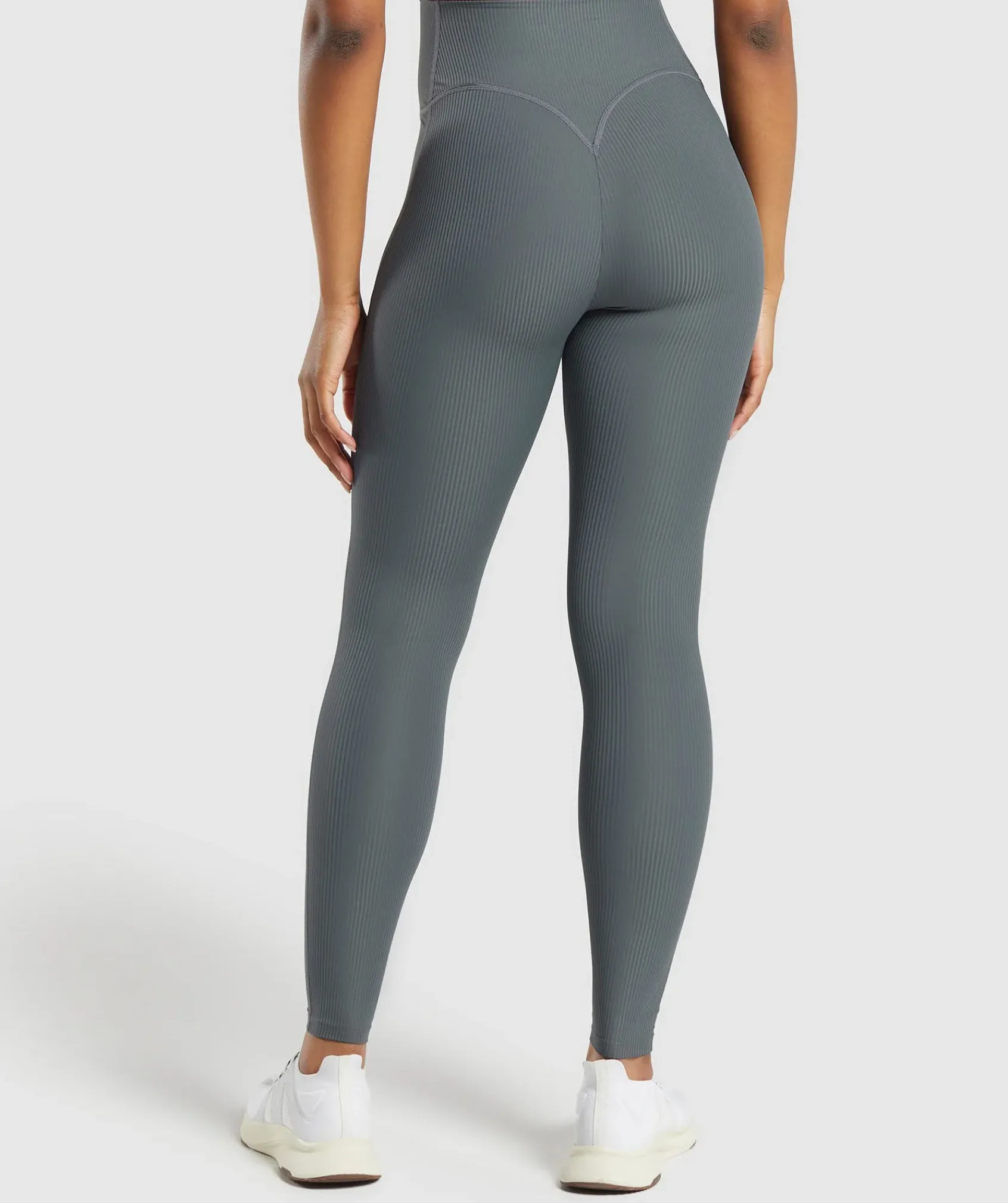 DAMES Gymshark Bedekkende Sportkleding|Leggings*Ribbed Leggings