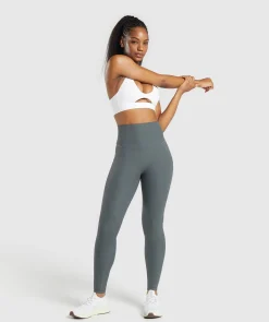 DAMES Gymshark Bedekkende Sportkleding|Leggings*Ribbed Leggings