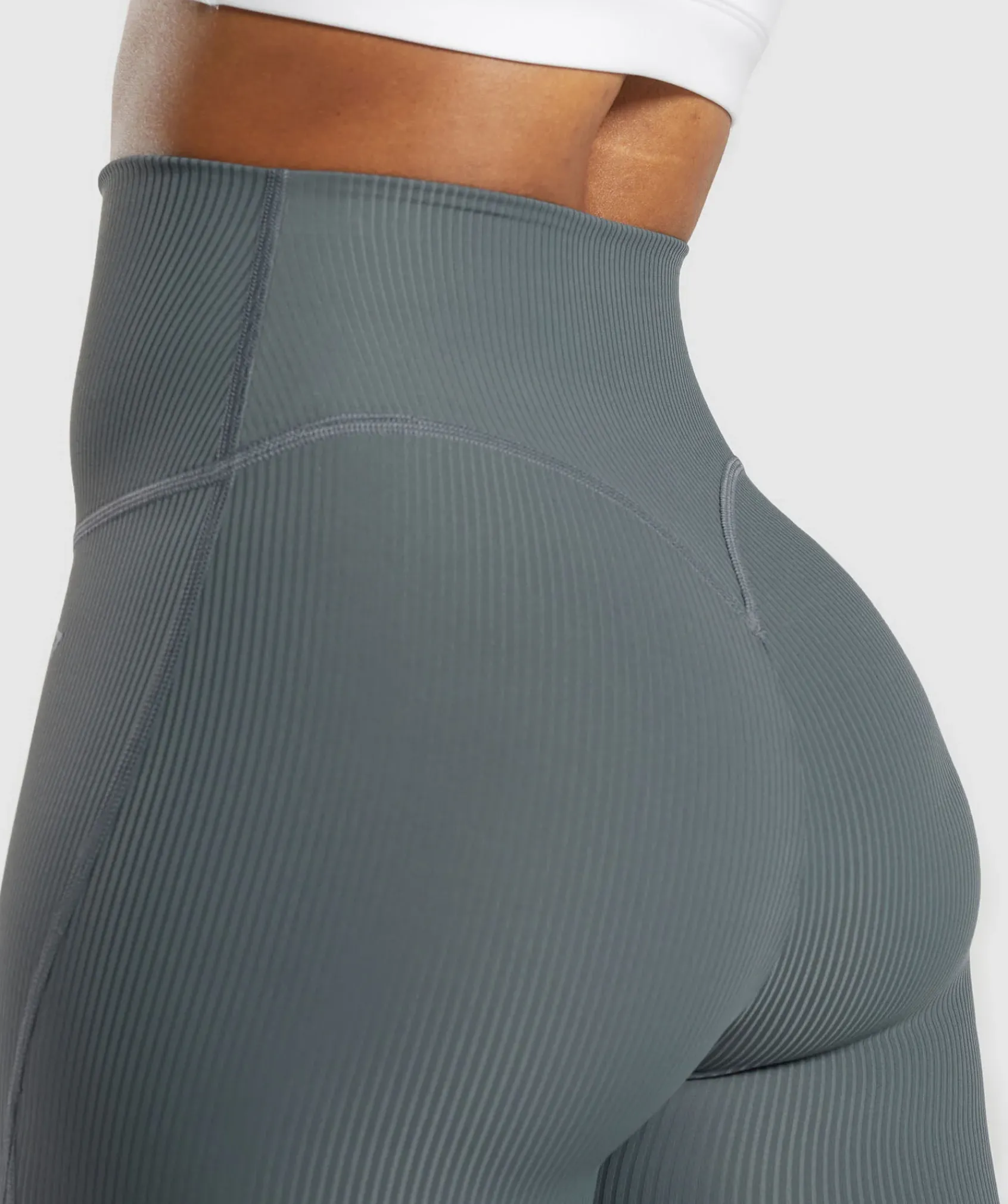 DAMES Gymshark Bedekkende Sportkleding|Leggings*Ribbed Leggings