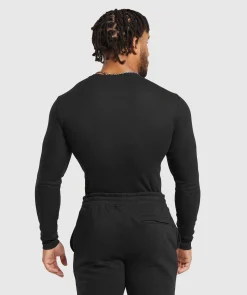Heren Gymshark Ondergoed & Basics|Heren Ondergoed*Ribbed Long Sleeve T-Shirt