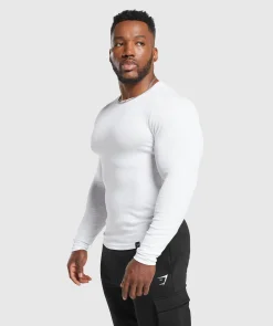 Heren Gymshark Ondergoed & Basics|Heren Ondergoed*Ribbed Long Sleeve T-Shirt