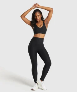 DAMES Gymshark Bedekkende Sportkleding|Sport-bh's*Ribbed Sports Bra