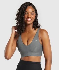 DAMES Gymshark Sport-bh's*Ribbed Sports Bra