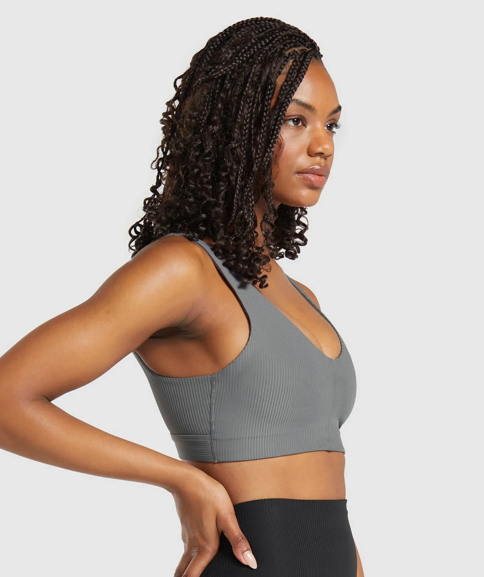 DAMES Gymshark Sport-bh's*Ribbed Sports Bra