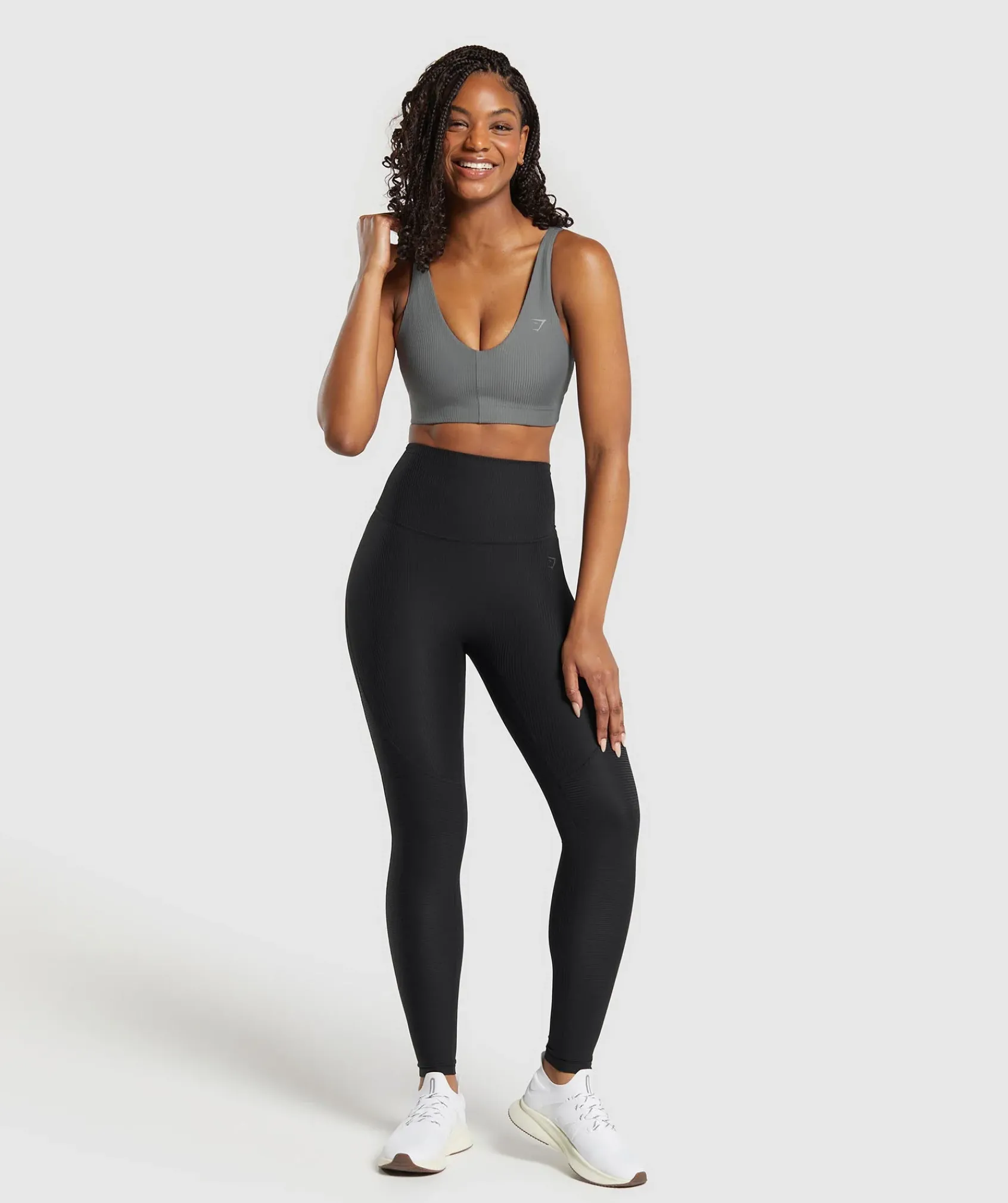 DAMES Gymshark Sport-bh's*Ribbed Sports Bra