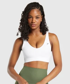 DAMES Gymshark Bedekkende Sportkleding|Sport-bh's*Ribbed Sports Bra