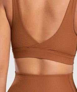 DAMES Gymshark Bedekkende Sportkleding|Sport-bh's*Ribbed Sports Bra