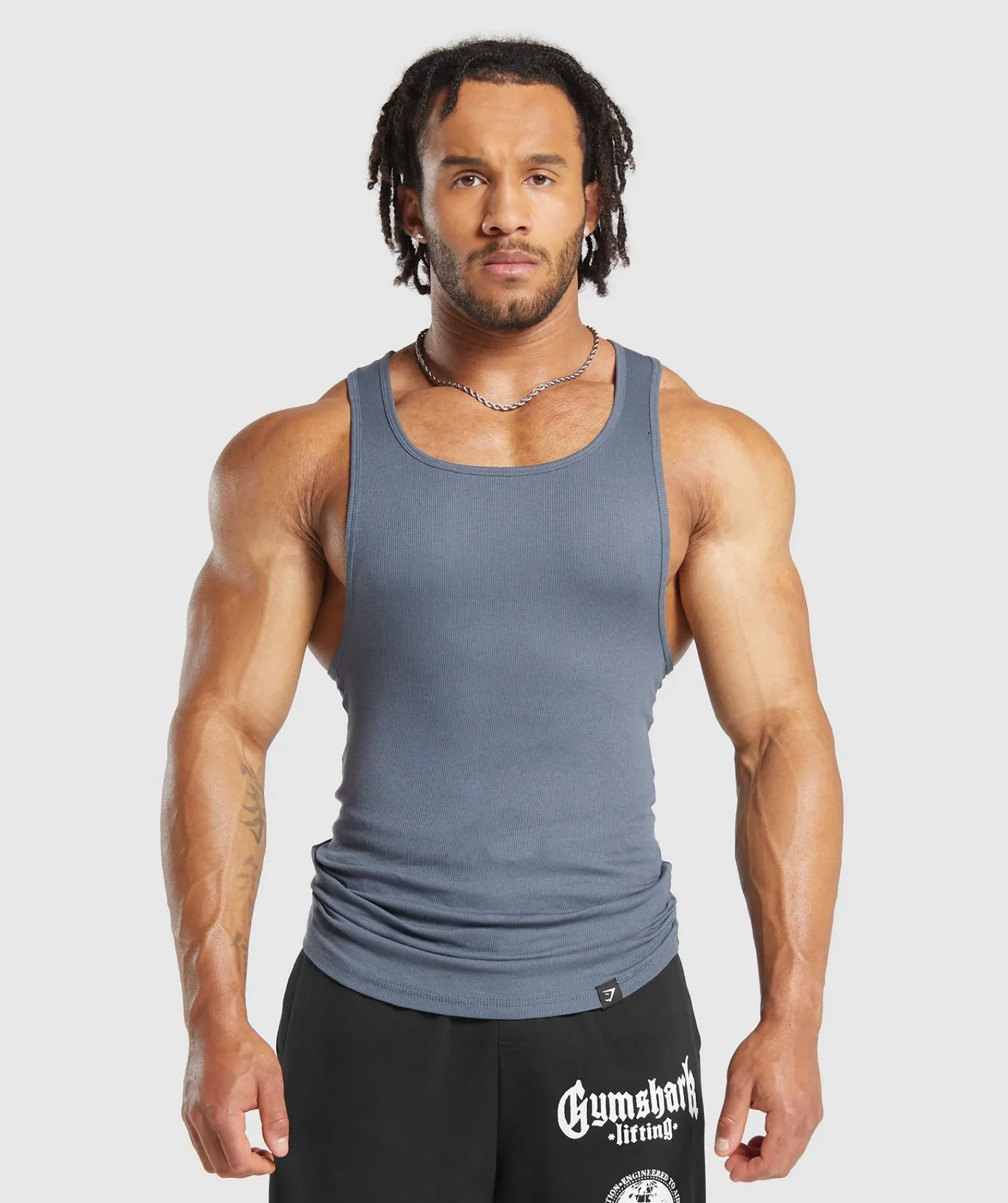 Heren Gymshark Tanktops*Ribbed Tank 1PK