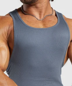 Heren Gymshark Tanktops*Ribbed Tank 3PK