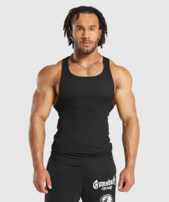 Heren Gymshark Tanktops*Ribbed Tank 3PK