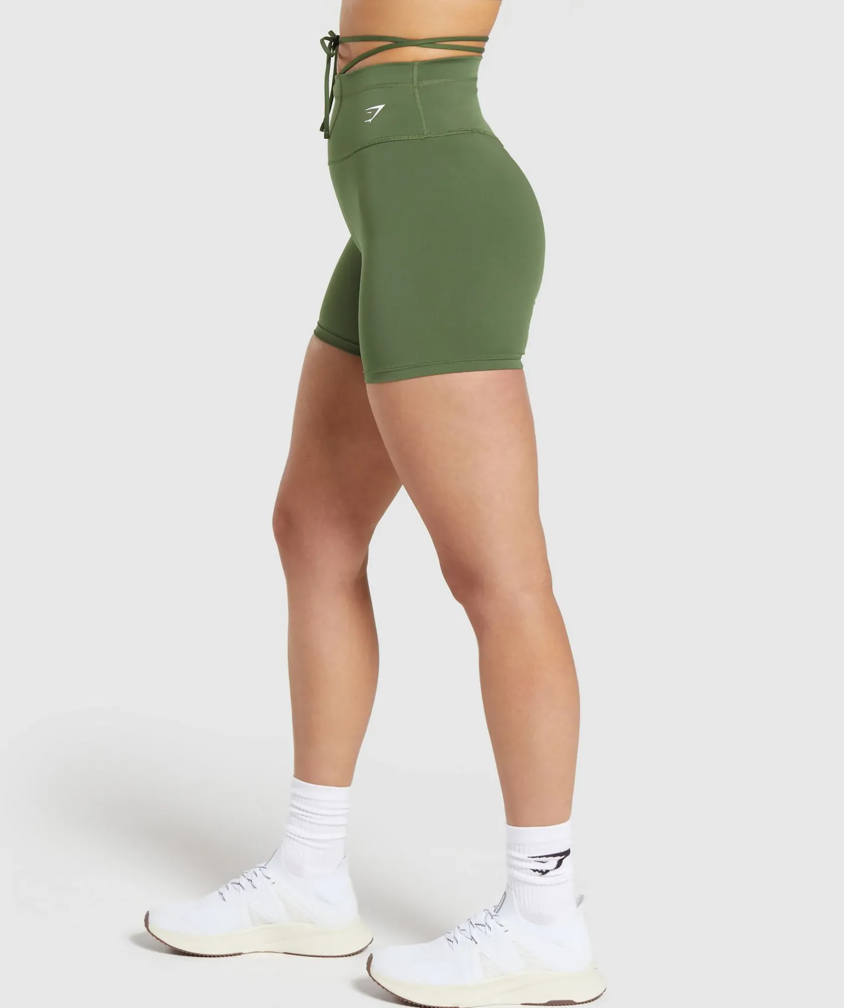 DAMES Gymshark Shorts*Ribbon Tie Waisted Short