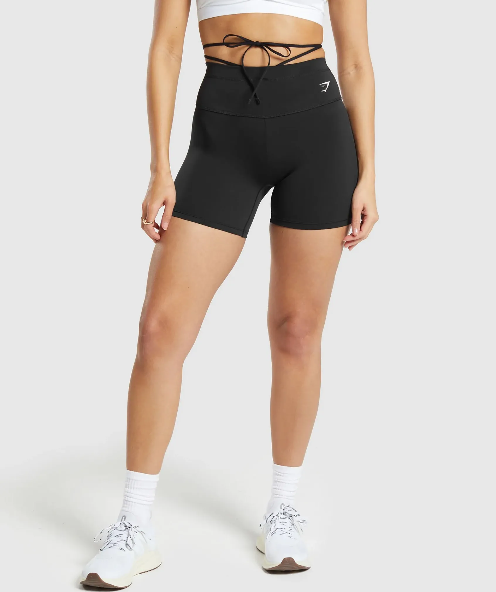 DAMES Gymshark Shorts*Ribbon Tie Waisted Short
