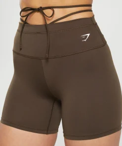 DAMES Gymshark Shorts*Ribbon Tie Waisted Short