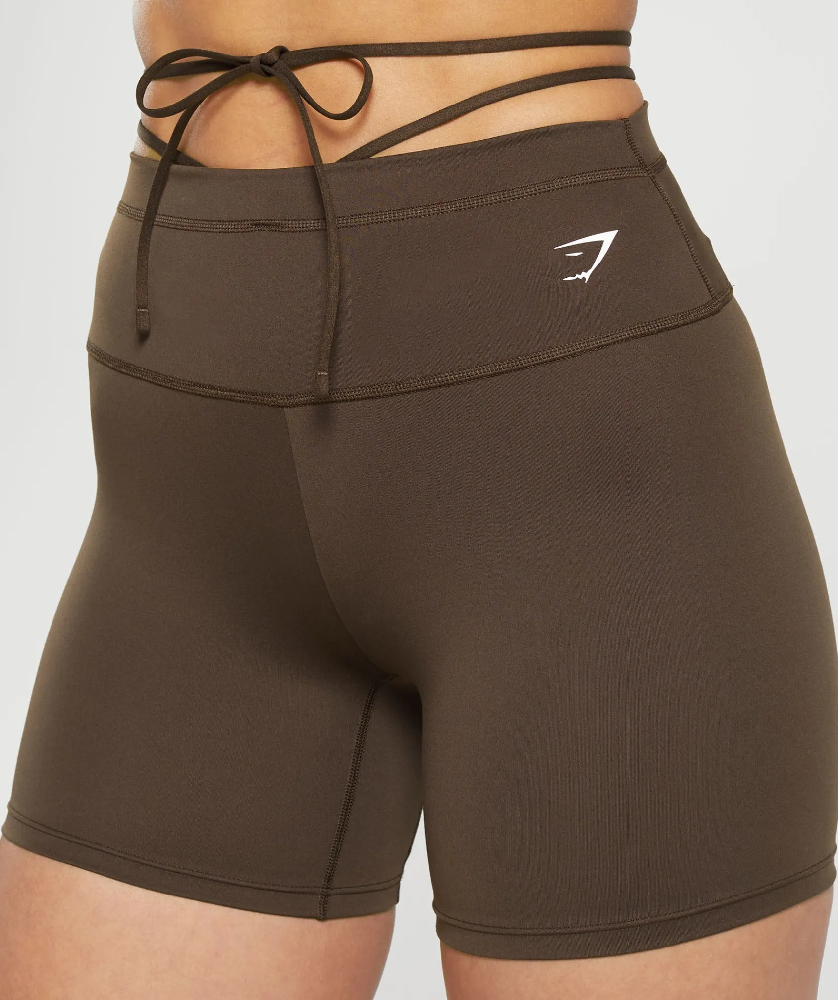 DAMES Gymshark Shorts*Ribbon Tie Waisted Short