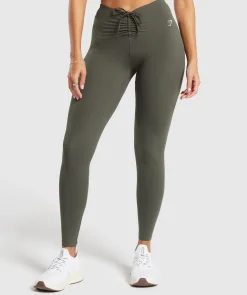 DAMES Gymshark Leggings|Hoog Getailleerd*Ruche Leggings