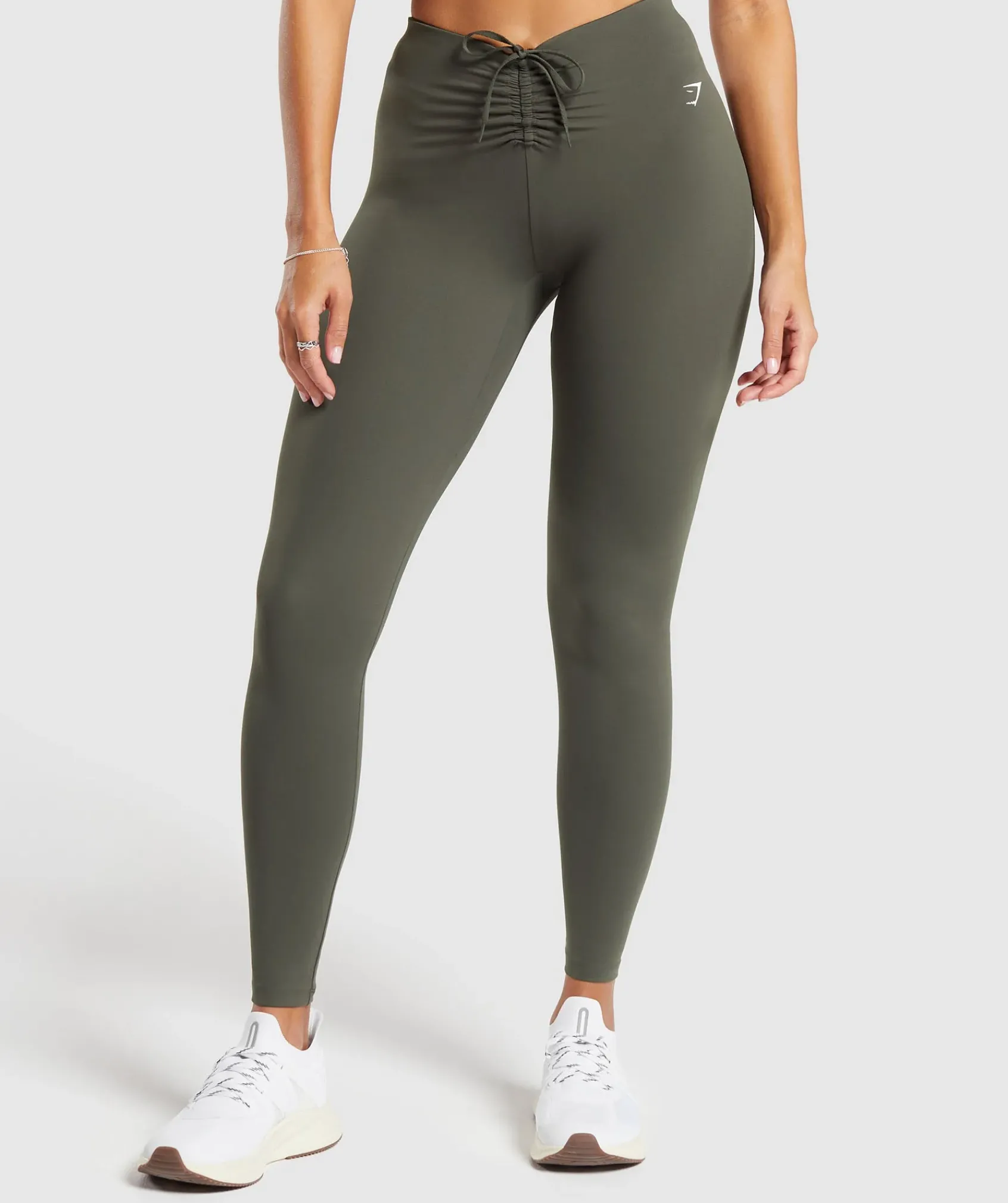DAMES Gymshark Leggings|Hoog Getailleerd*Ruche Leggings