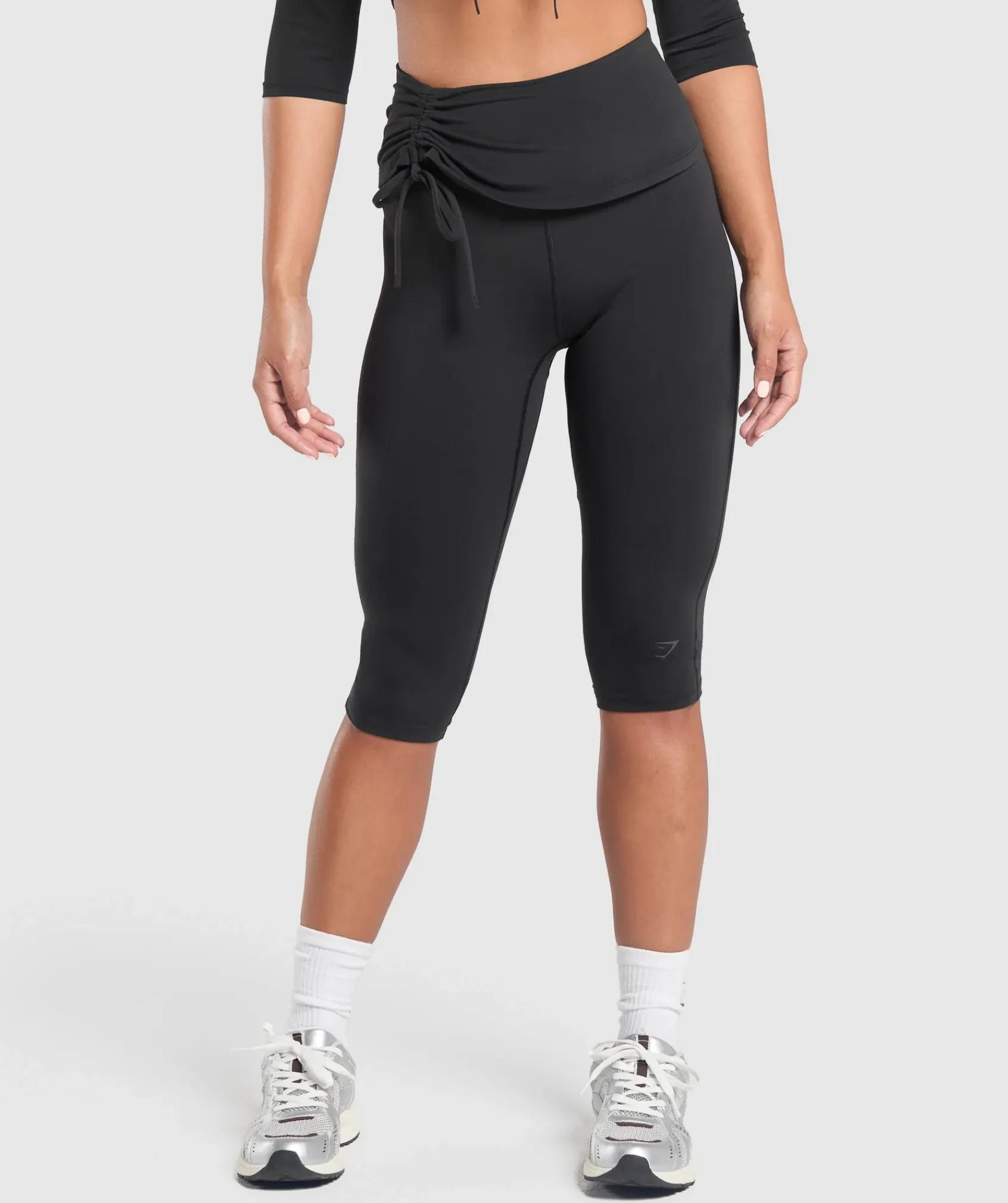 DAMES Gymshark Leggings*Ruched Capri Leggings