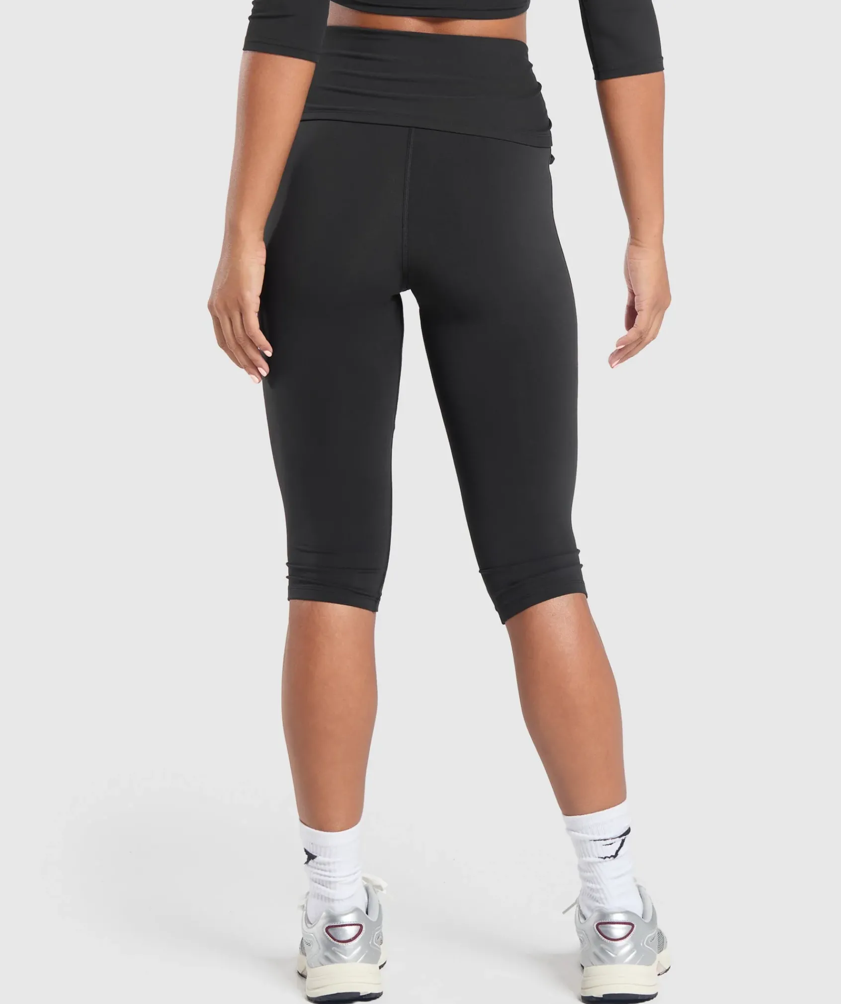 DAMES Gymshark Leggings*Ruched Capri Leggings