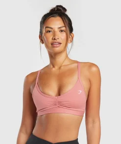 DAMES Gymshark Sport-bh's*Ruched Strappy Sports Bra