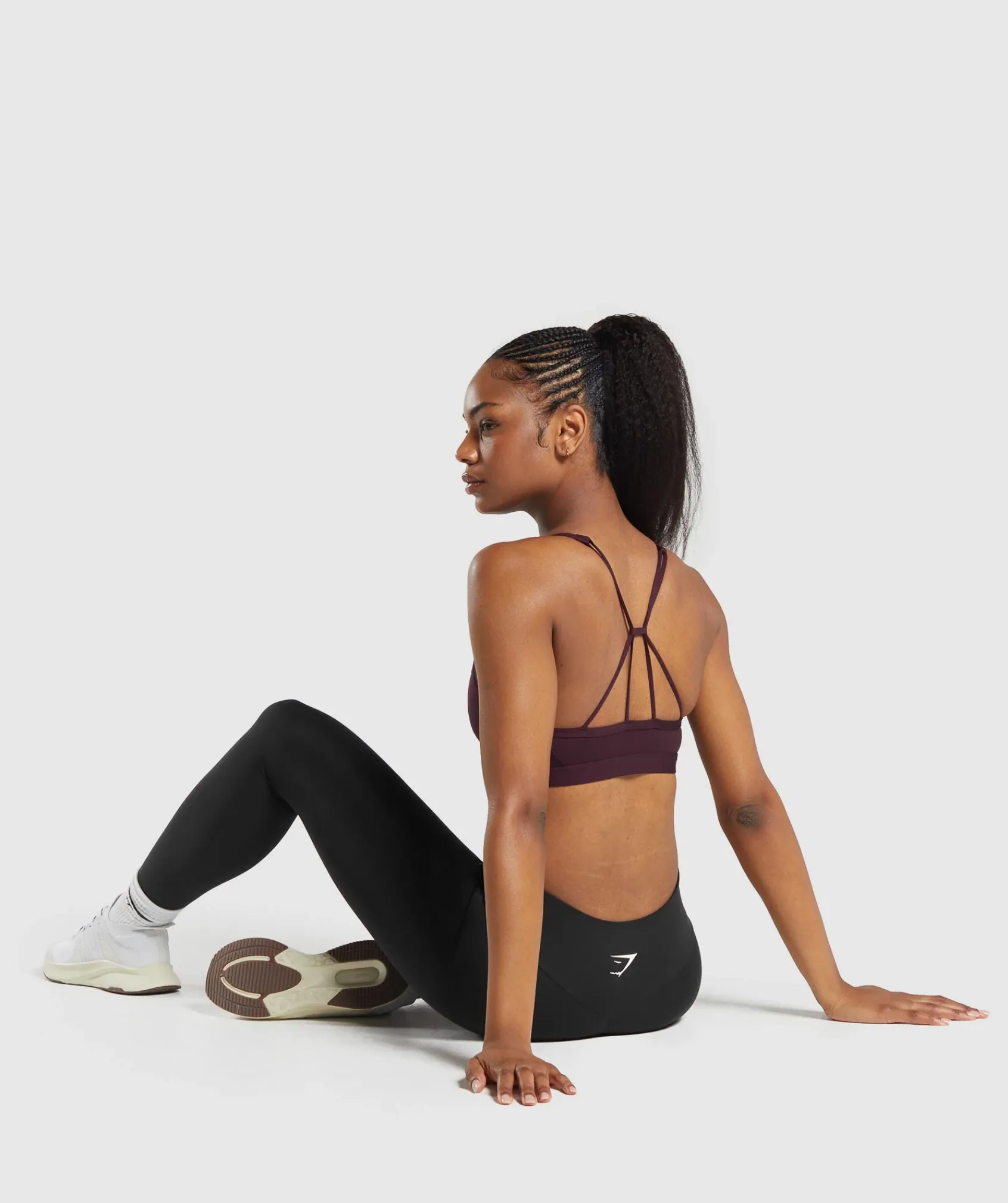 DAMES Gymshark Bedekkende Sportkleding|Sport-bh's*Ruched Strappy Sports Bra