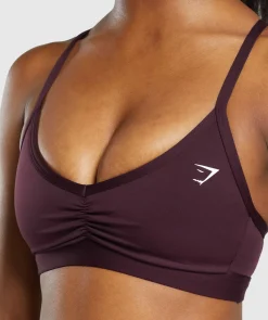 DAMES Gymshark Bedekkende Sportkleding|Sport-bh's*Ruched Strappy Sports Bra