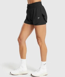 DAMES Gymshark Shorts*Running 2 In 1 Shorts