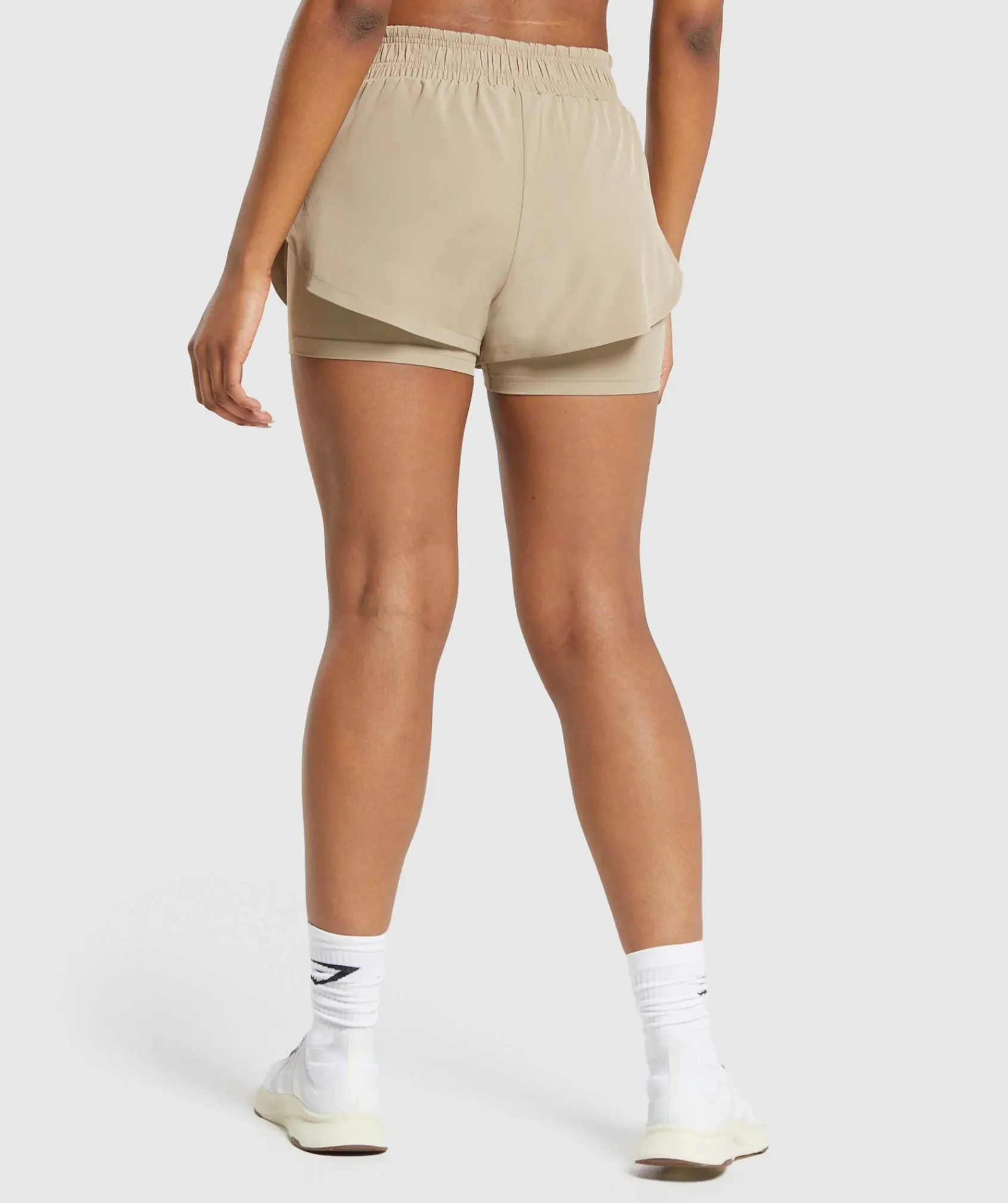 DAMES Gymshark Shorts*Running 2 In 1 Shorts