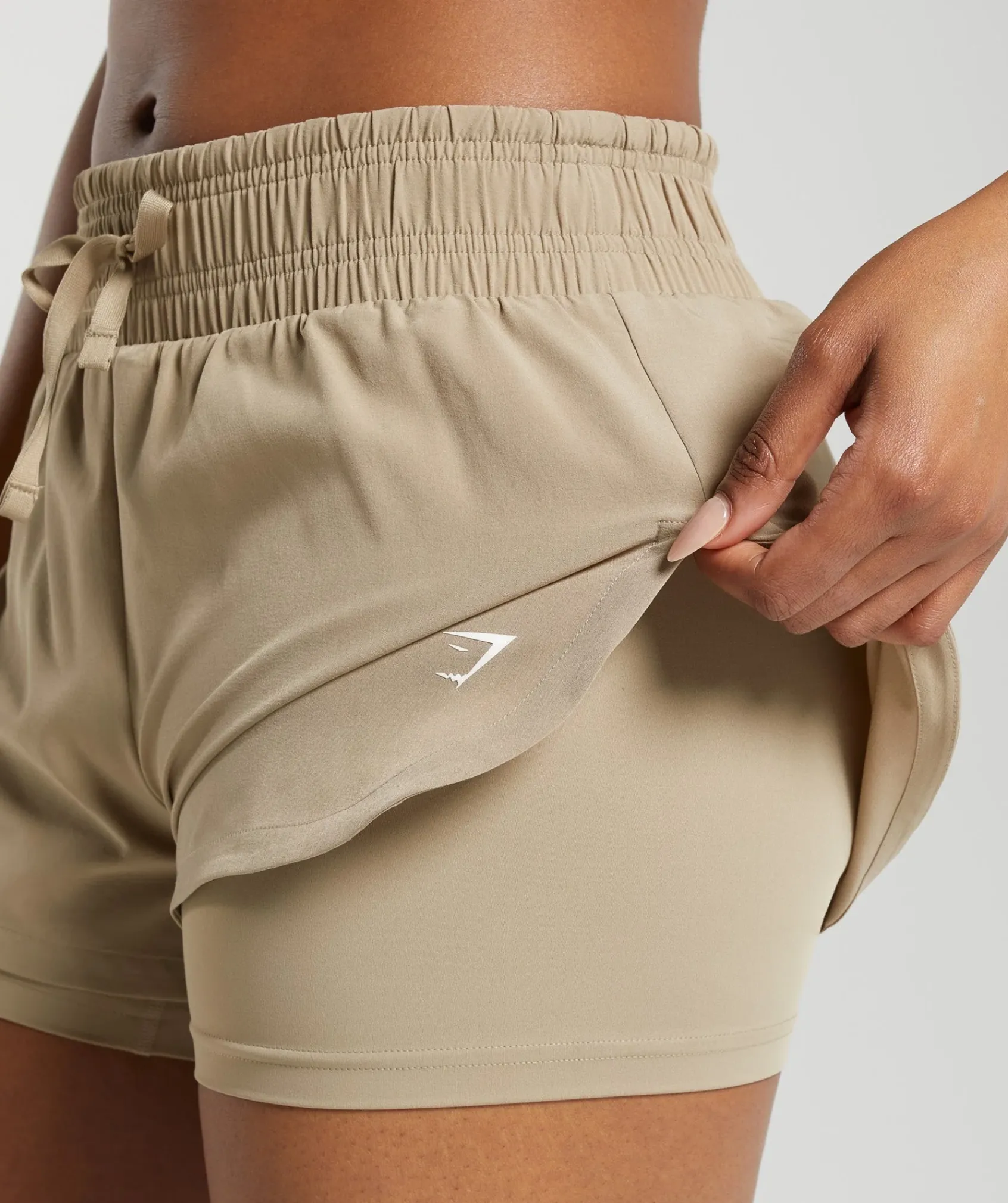 DAMES Gymshark Shorts*Running 2 In 1 Shorts