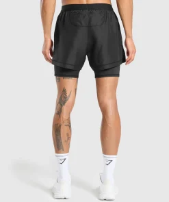 Heren Gymshark Shorts*Running 2 in 1 Shorts
