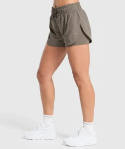 DAMES Gymshark Shorts*Running 2 in 1 Woven Shorts