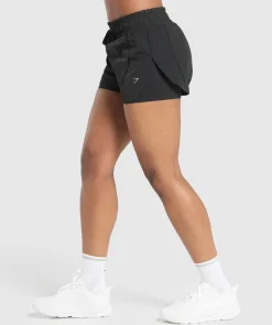 DAMES Gymshark Shorts*Running 2 in 1 Woven Shorts