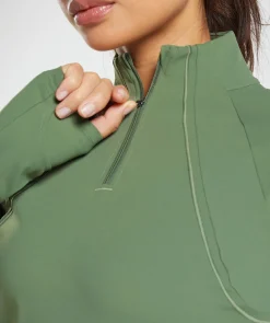 DAMES Gymshark Bedekkende Sportkleding|Hoodies & Truien*Running 1/4 Zip
