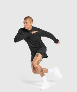 Heren Gymshark Sportjacks|Hoodies & Truien*Running 1/4 Zip