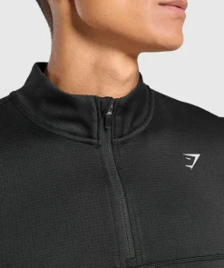 Heren Gymshark Sportjacks|Hoodies & Truien*Running 1/4 Zip