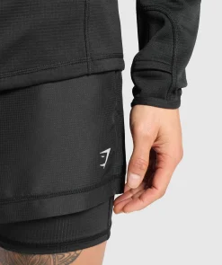 Heren Gymshark Sportjacks|Hoodies & Truien*Running 1/4 Zip