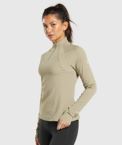 DAMES Gymshark Bedekkende Sportkleding|Sportjacks*Running 1/4 Zip