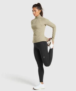 DAMES Gymshark Bedekkende Sportkleding|Sportjacks*Running 1/4 Zip
