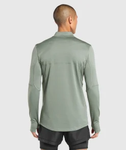 Heren Gymshark Sportjacks|Hoodies & Truien*Running 1/4 Zip