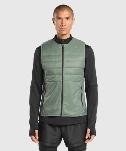 Heren Gymshark Sportjacks|Outerwear*Running Gilet