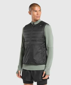 Heren Gymshark Sportjacks|Outerwear*Running Gilet