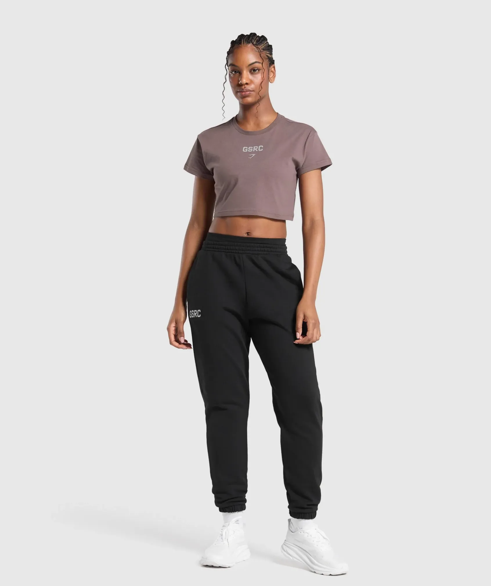 DAMES Gymshark Croptops|T-shirts*Running Graphic Crop Top
