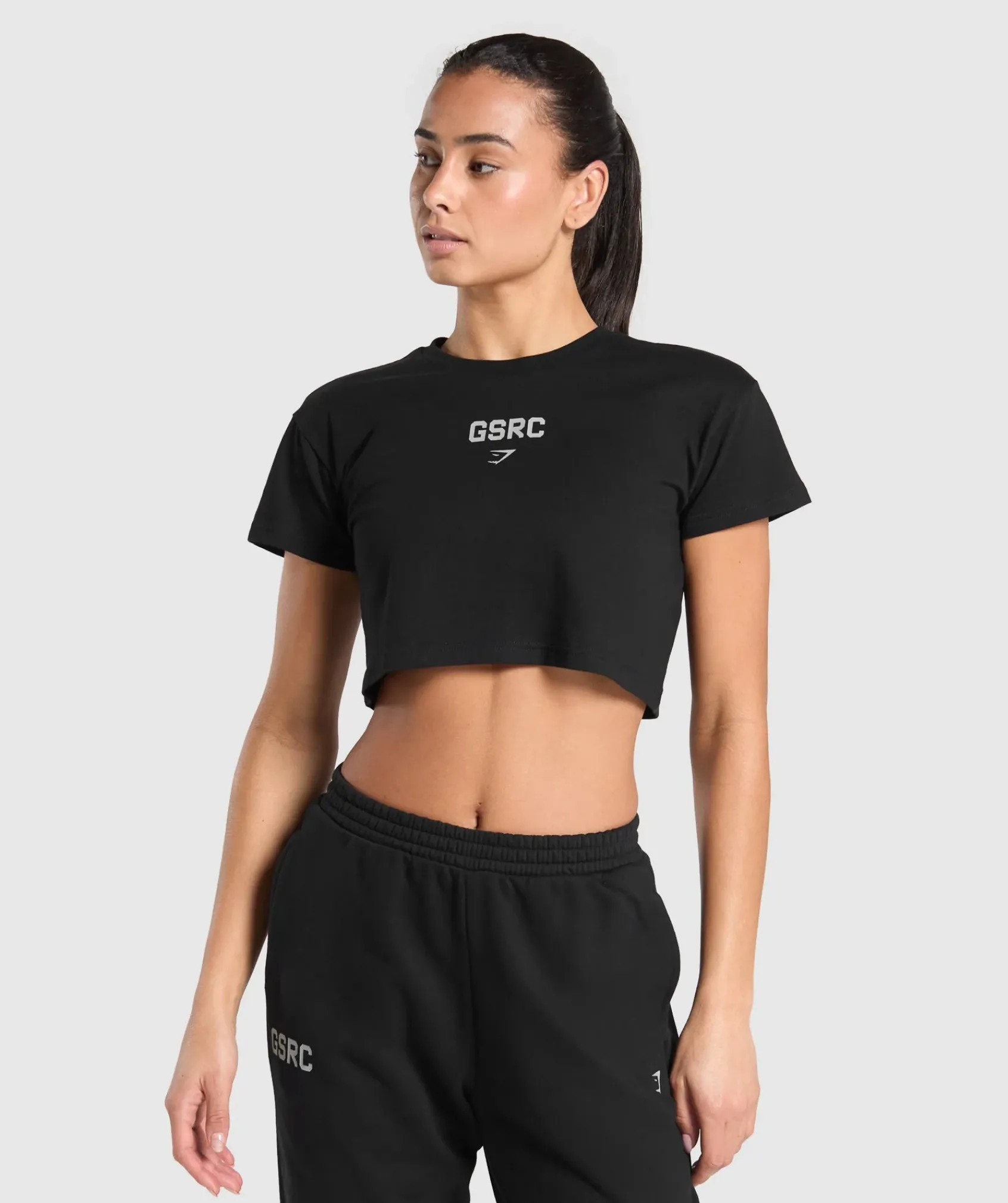 DAMES Gymshark Croptops|T-shirts*Running Graphic Crop Top
