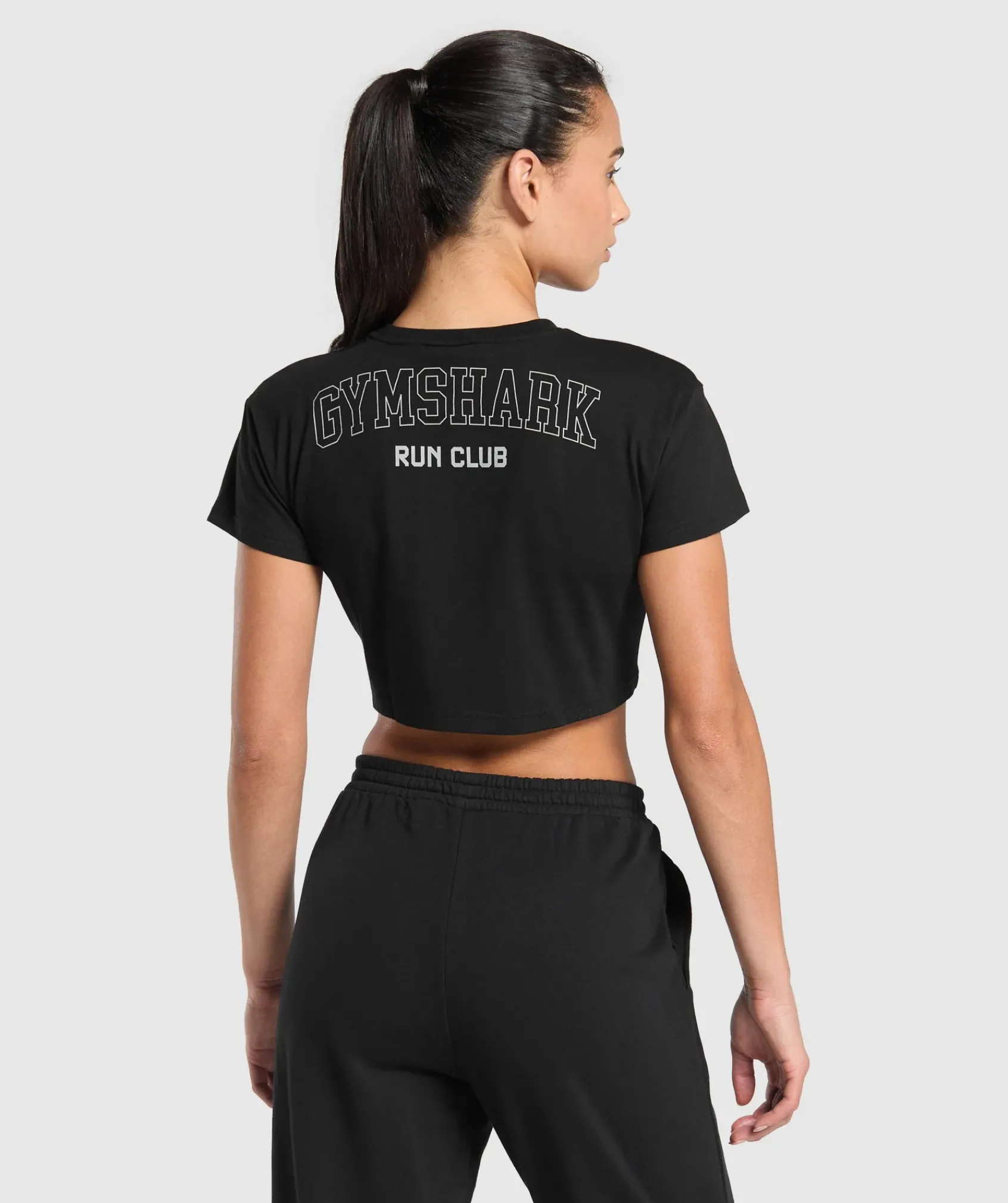 DAMES Gymshark Croptops|T-shirts*Running Graphic Crop Top