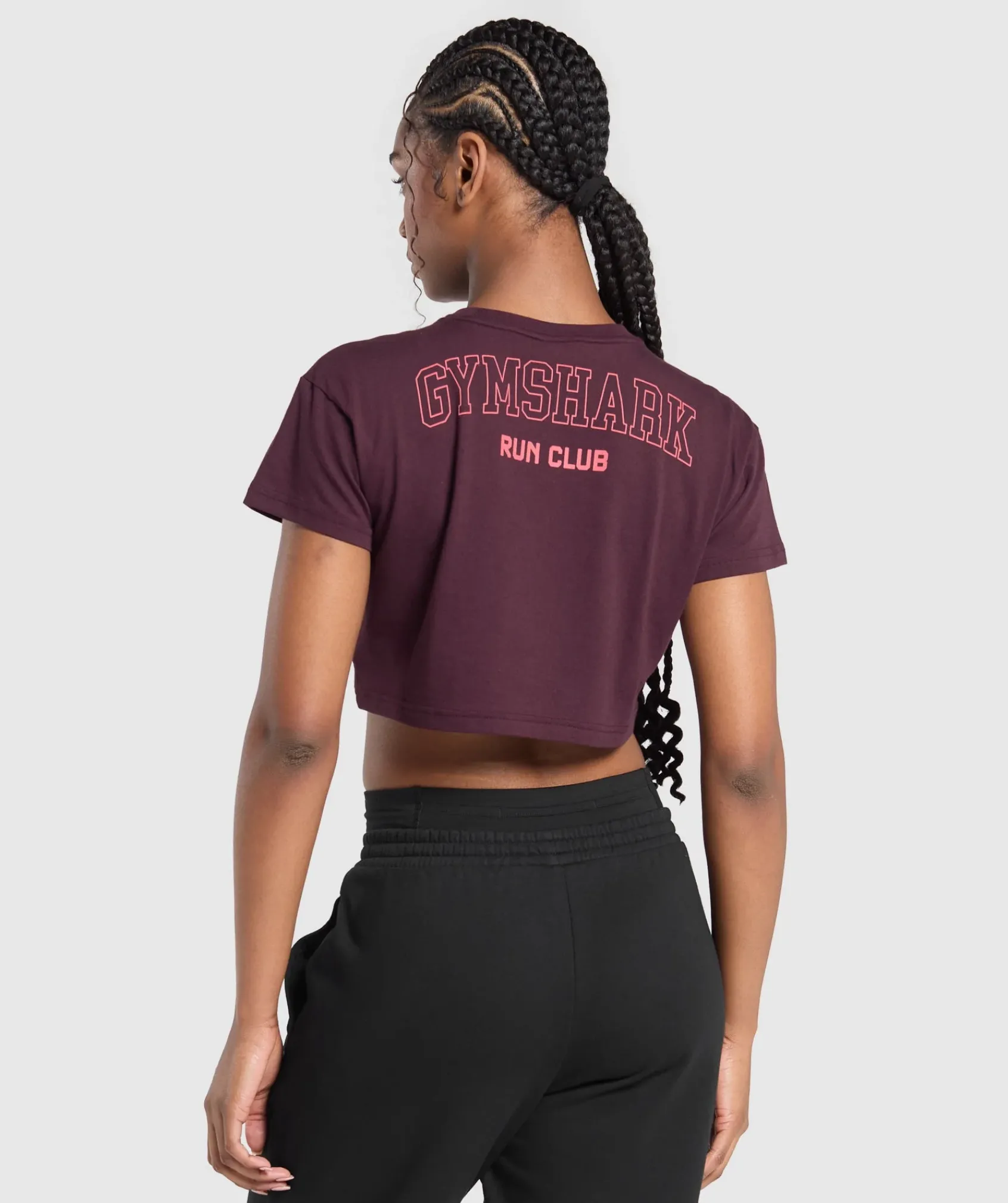 DAMES Gymshark Croptops|T-shirts*Running Graphic Crop Top