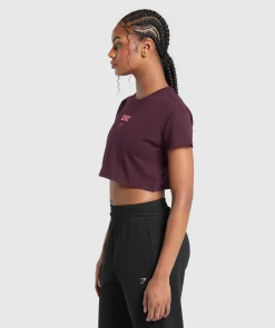 DAMES Gymshark Croptops|T-shirts*Running Graphic Crop Top