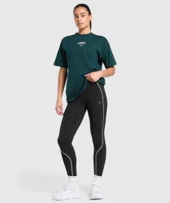 DAMES Gymshark T-shirts*Running Graphic Oversized T-Shirt