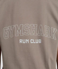 DAMES Gymshark T-shirts*Running Graphic Oversized T-Shirt